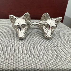 *Rare* Burberry Wolf Head Cufflinks